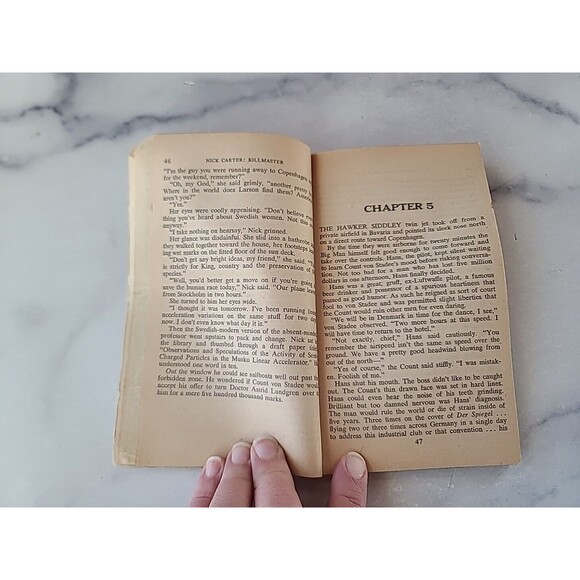 The Bright Blue Death By Nick Carter Paperback - Picture 5 of 10